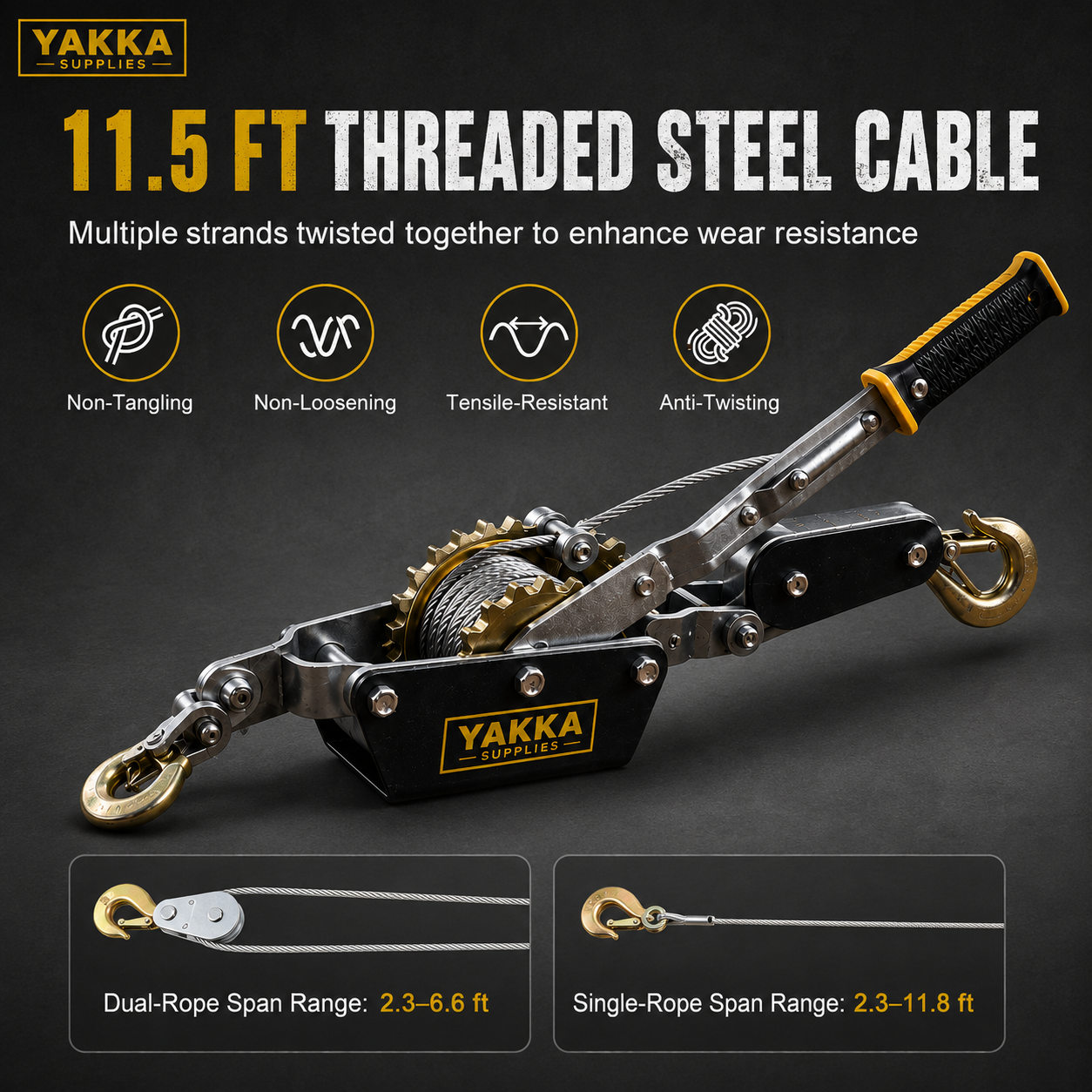 Manual Winch 4x4 by Yakka™