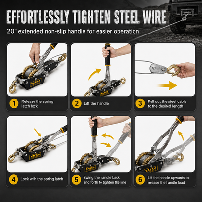 Manual Winch 4x4 by Yakka™