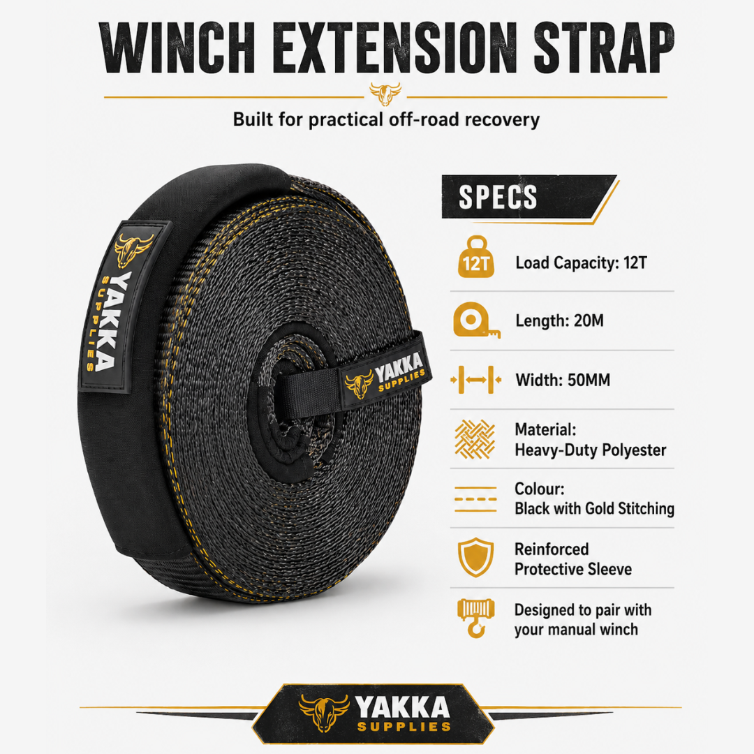 Yakka Winch Extension Strap