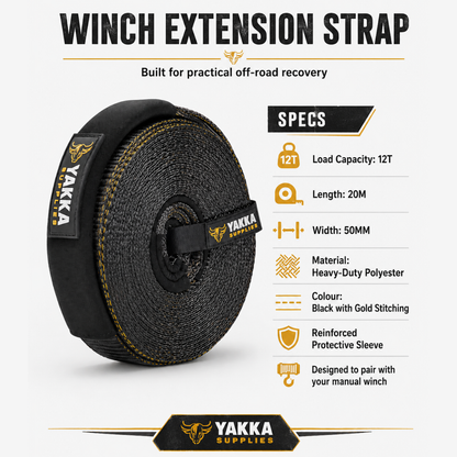 Yakka Winch Extension Strap